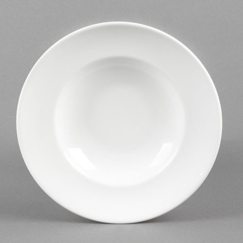 Assiette Pates 26 Cm Porcelaine Blanc (Lot De 6)