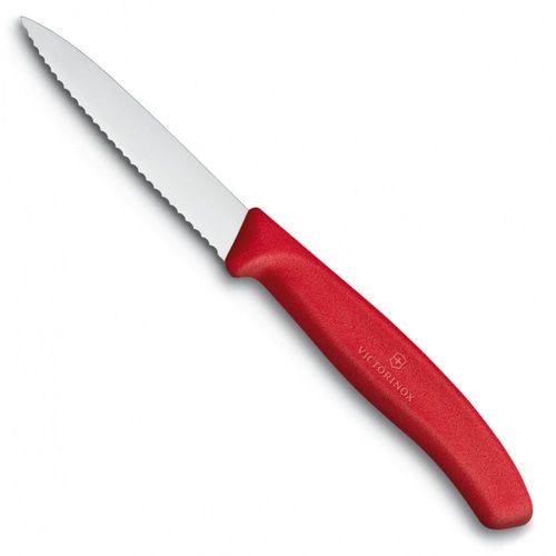 Couteau D'office Victorinox Lame Crantee 8 Cm Pointe Milieu