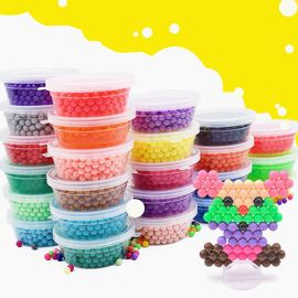 Boîte En Plastique De Perles D'Eau En Spray Aqua Magic, 30 Couleurs, 5mm, Accessoires De Puzzle 3d Éducatifs Pour Enfants, 400 Pièces Par Paquet