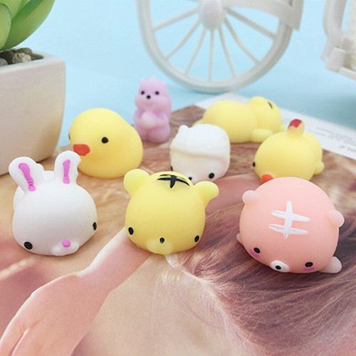 Jouet Mochi En Forme De Chat Pour Enfant Et Adulte, Jouet De Guérison Amusant, Anti-Stress, Décoration, 10 Pièces