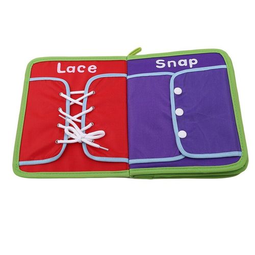 Planche D'Apprentissage Montessori Pour Apprendre À S'Habiller, Livre Silencieux, Apprentissage Précoce, Bébé, Compétences De Base De La Vie, Jouets, Fermeture Éclair Instantanée