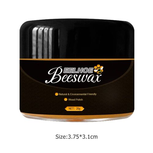 Cire D'Abeille Pour L'Entretien Des Meubles, 20/40/80g, Usage Domestique, Assaisonnement Du Bois, Entretien, Nettoyage, Polissage, Rénovation, Avec Éponge