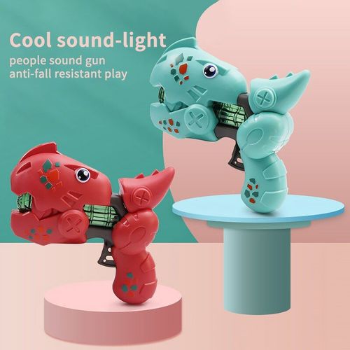 Pistolet De Dinosaure Électrique, Jouet Durable, Simulation Son Et Lumière, Pistolet De Dinosaure Portable Pour Garçon, Jouet De Sport De Plein Air, Cadeau
