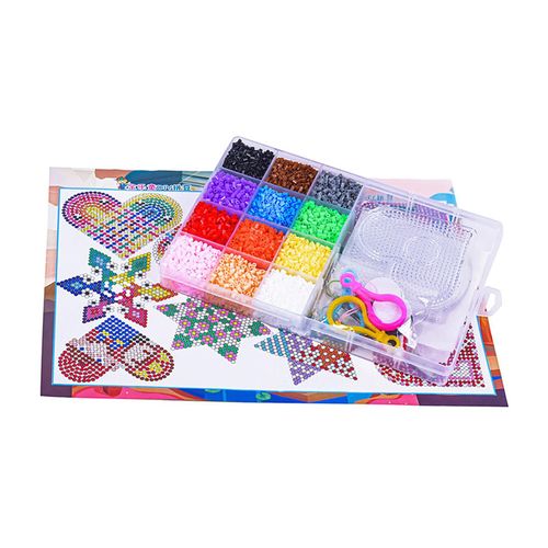 Perles Hama Colorées En Fer Pour Enfants, 16 Couleurs, 2.6mm, De Haute Qualité, Faites À La Main, Cadeau De Noël, Jouet Éducatif, Puzzle À Faire Soi-Même