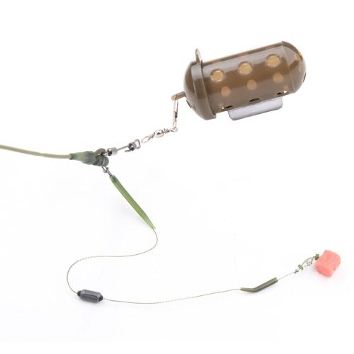 Mangeoire Portable Pour La Pêche À La Carpe, Porte-Panier Avec Poids, Carpe, Poisson-Chat, Outils De Plein Air, 20/30/40g