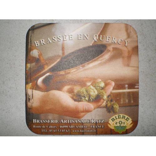 Sous-Bock Bière Ratz (Brassée En Quercy)