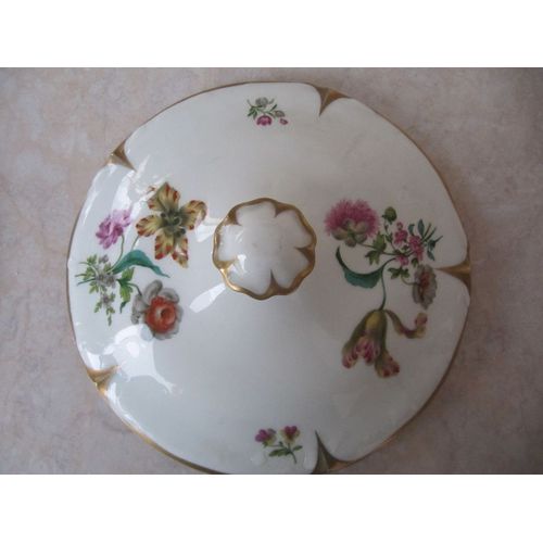 Couvercle  Diamètre 22cm Ancien Lourioux En Porcelaine