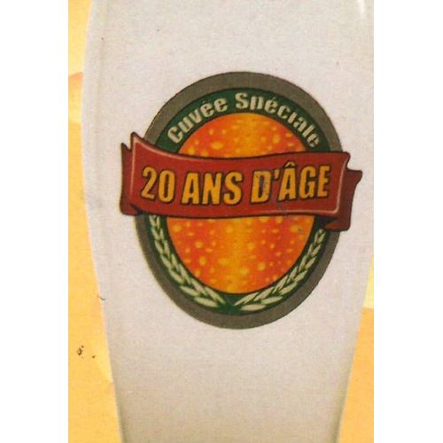 Chope A Biere Serigraphiee 22 Cm  Cuvee Speciale 20 Ans