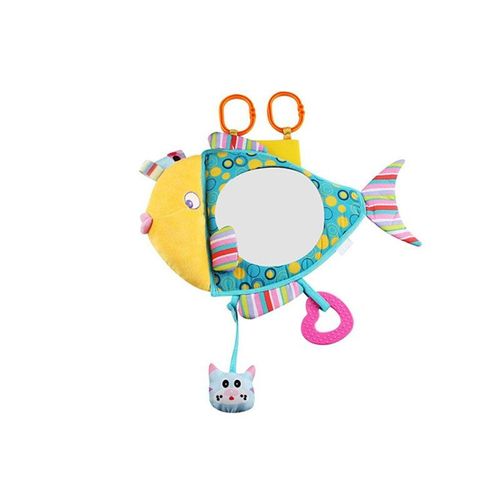 Hochets De Poussette Pour Bébé, Siège De Voiture Pour Tout-Petit, Miroir De Poisson, En Peluche, Jouets Suspendus, Sièges Arrière Pour Nouveau-Né, Jouet Éducatif, Cadeau De Noël