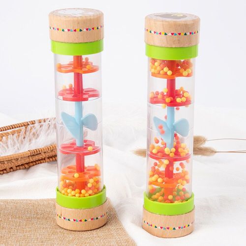 Jouet En Forme De Sablier Pour Enfant, Musique, Pluie, Tube Sonore, Instrument De Percussion, Jouet Sonore Éducatif Pour Bébé
