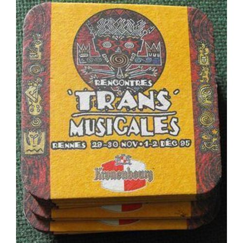 Sous Verres Rencontres 'transmusicales' Rennes 29-30 Nov . 1-2 Déc 95