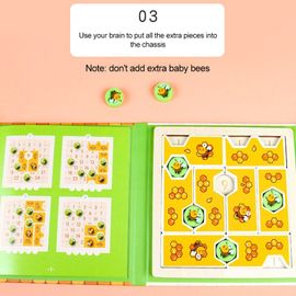 Puzzle En Bois Pour Bébé, Jeu D'Abeille, Tangram, Développement Précoce Éducatif, Logique Du Cerveau, Entraînement, Jouet Montessori, Cadeaux