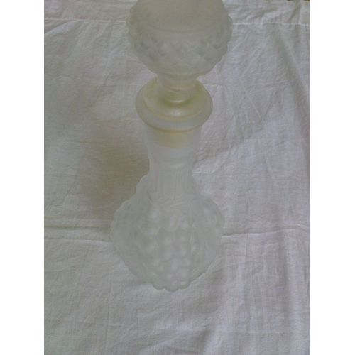 Superbe Carafe Vin Design " Raisins "