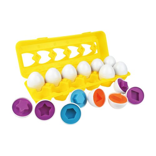 ¿Ufs Assortis En Plastique Durable Pour Enfants, Apprentissage Précoce, Couleur, Reconnaissance Des Fruits, Tri, Puzzle, Jouet Bébé Montessori, 12 Pièces/Ensemble
