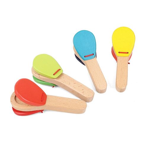 Instrument De Musique En Bois, Jouet À Percussion, Planche À Claquettes Montessori Pour Enfants, Outil De Planche À Applaudir Pour Bébé