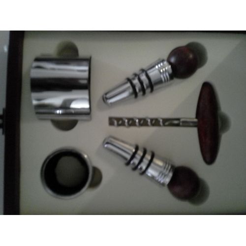 Coffret Bois Accesoires Pour Vin