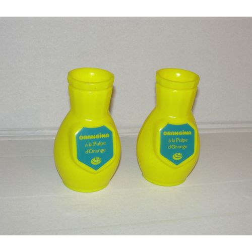 Carafe Porte Paille Orangina Vintage En Plastique Rare