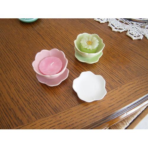 Coupelles Miniatures Avec Bougies Lot De 2 + 3 Sous Tasses Assorties