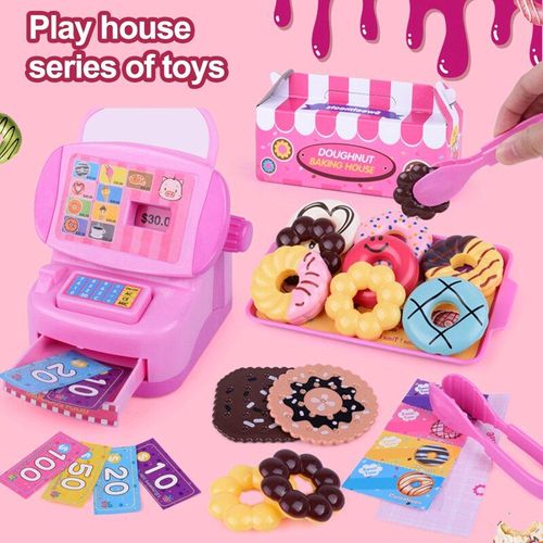 Mini Caisse Enregistreuse Pour Enfant, Jeu De Simulation De Maison, Caisse Enregistreuse, Pour Faire Ses Courses, Desserts, Supermarché, Cadeau