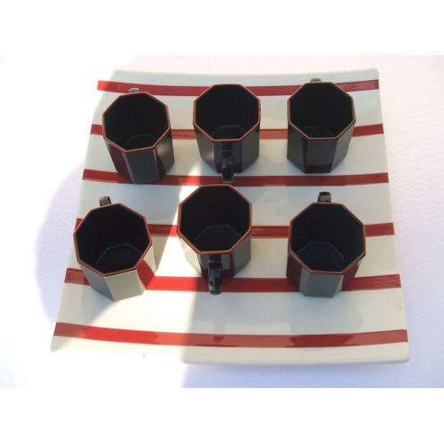 Tasses À Café Avec Plateau