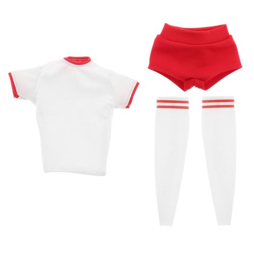 Uniforme Scolaire 1/6, Ensemble De Vêtements Pour Femmes, T-Shirt, Short, Bas, Costume Fait À La Main Pour Poupées Bjd De 12 Pouces, Accessoire De Tenues Pour Femmes