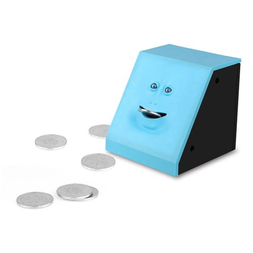 Boîte à manger créative pour le visage, tirelire automatique à mâcher pour chat, économiseur d'argent pour enfants, Machine à bonbons