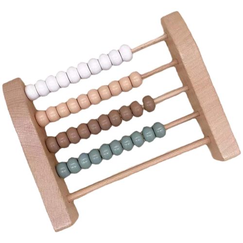 Boulier Calculatrice En Bois, Jouet D'Apprentissage, Cadeau D'Anniversaire, Jouets De Comptage, Perle En Bois, Boulier Pour Garçons, Enfants En Âge Préscolaire