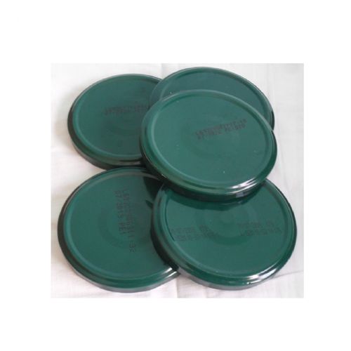 Lot De 5 Couvercle À Visser De 82 Mm De Diamètre, Couvercle Couleur Vert Foncé