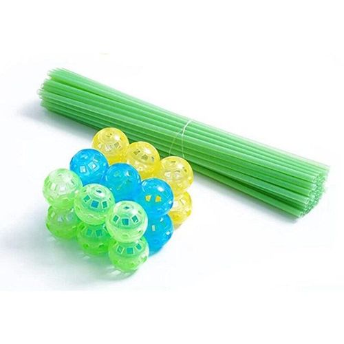 Kit De Construction Pour Enfants, Jouets De Construction Lumineux, 120 Pièces, Château Vide, Bâtiments, Tentes, Maisons De Jeux, Diy Bricolage