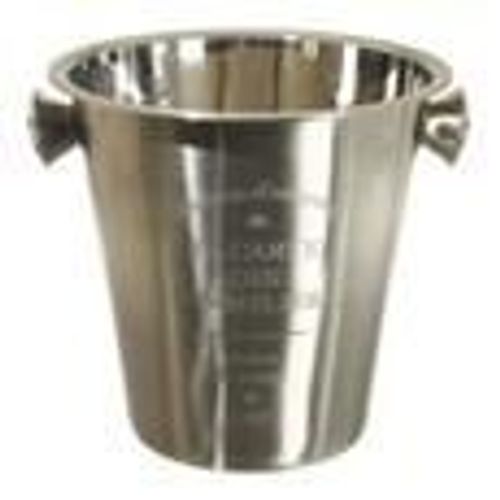 Seau À Champagne En Inox Gravé - 22 Cm