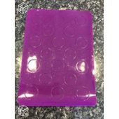 Plaque Macaron En Silicone - 18 Disques Diamètre 3,5cm