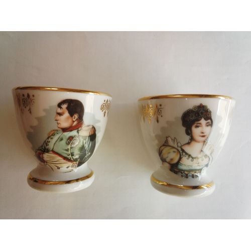 Coquetiers "Napoléon & Joséphine"