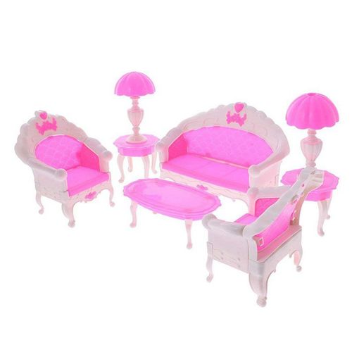 Accessoires De Poupée Assortis, Meubles De Chambre À Coucher, Ustensiles De Cuisine, Fournitures De Maison De Poupée, Décor Pour Barbie, 6 Pièces