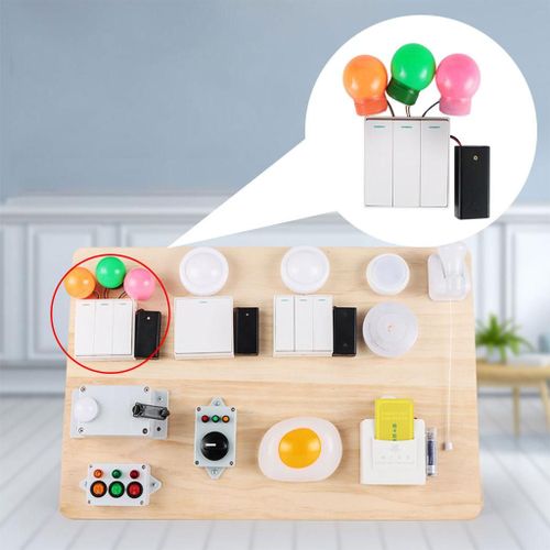 Accessoire De Planche Active, Jeu De Simulation Léger, Cadeau De Fête Sensoriel, Apprentissage Des Compétences Motrices, Bricolage Pour Enfants De 3 Ans Et Plus