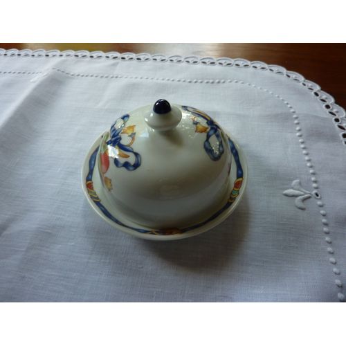 Beurrier Bernardaud Borghese (Mini Round Vovered Butter Dish) Ref N°44