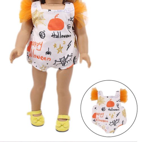 Vêtements De Poupées À La Mode, Mini Robe, Tenues D'Halloween Pour Poupée De 18 Pouces