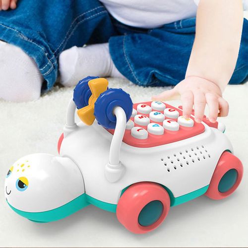 Machine À Tirer Le Téléphone Avec Dessin Animé, Jouets Éducatifs Pour L'Éveil Des Enfants En Bas Âge