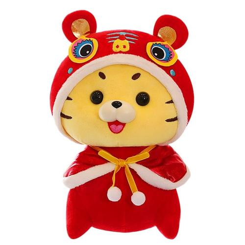 Jouet En Peluche Tigre Du Zodiaque Chinois, Mascotte, Pour Noël Et Nouvel An