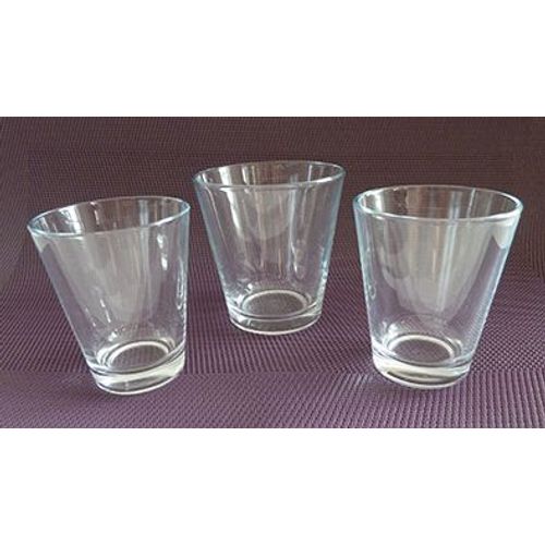 3 Verres Évasés