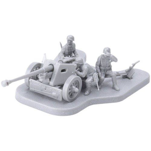 Jouet Modèle D'Artillerie Anti-Char, Scène 4d, Puzzle À Assembler Soi-Même, Modèle Militaire Statique, Soldat Pour Exposition, Cadeaux Pour Enfants Et Adolescents 1:72