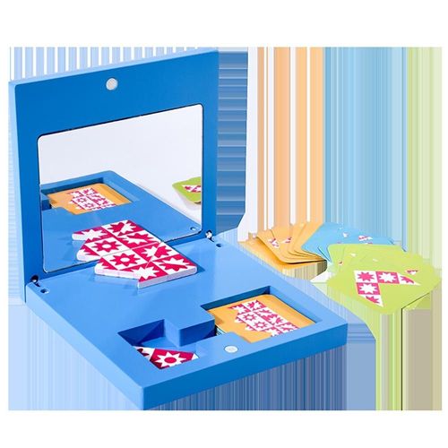 Boîte De Puzzle En Bois Montessori Pour Enfant, Jouet Éducatif, Sensoriel, Apprentissage De La Pensée Spatiale, Formation Logique, Noël