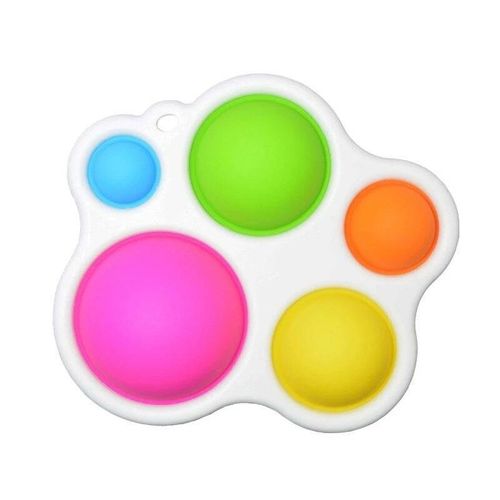 Jouet Éducatif Montessori Fidget Pour Bébé Et Adulte, Jeux De Hochet, Planche D'Exercice, Porte-Clé