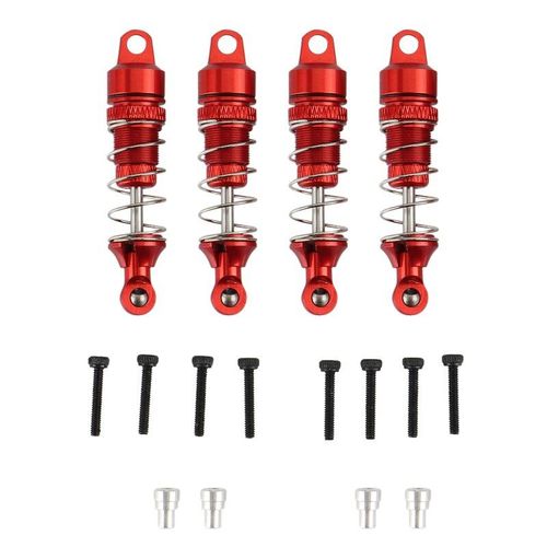Amortisseurs À Ressort Avant Et Arrière En Métal, Pièces De Mise À Niveau Pour Camion De Stade Losi 1/18 Mini-T 2.0 2wd, 4 Pièces