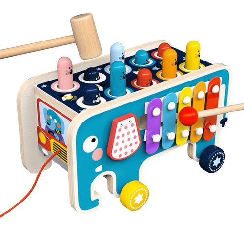 Jeu De Pêche En Bois Pour Enfants, Éducatif, Musical, Montessori, Jouet Whac-A-Taupe, Apprentissage Précoce, Couleur, Nombres, Piano Et Voiture Assortis