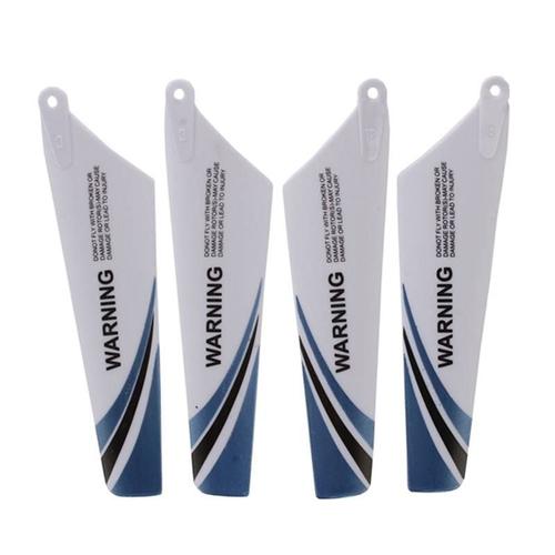 Syma 4 Pièces Lames De Rechange Pour Rotor D'Hélicoptère Rc S107, Bleu