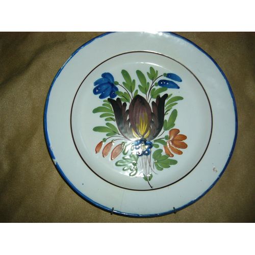 Ancienne Assiette Murale Décorative