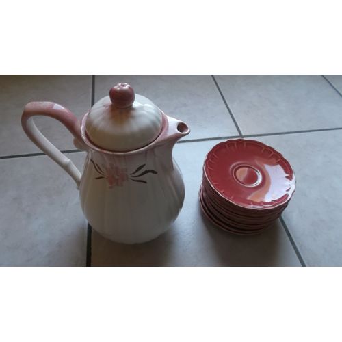 1 Verseuse+ 12 Petites Assiettes De 13 Cm De Diametre En Tres Bon Etat