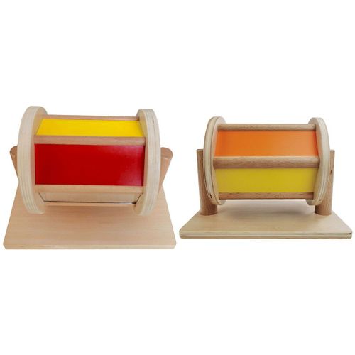 Jouets Montessori Pour Bébé, Apprentissage Précoce, Tambour Arc-En-Ciel, Cadeau D'Anniversaire Pour Enfants De 1 À 3 Ans