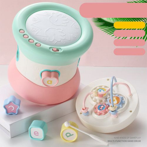 Tambour À Main 3 En 1 Pour Bébé, Instruments De Développement Précoce, Jouets Musicaux