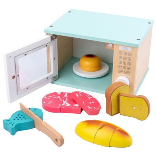 Micro-Ondes Macaron Jouets Simulation Bébé Cuisiner, Ustensiles Éducatifs Précoces, Jouets De Cuisine, Appareil Cadeau D'Anniversaire